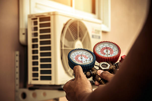 Professional Ductwork Repair technician working in Girard, PA